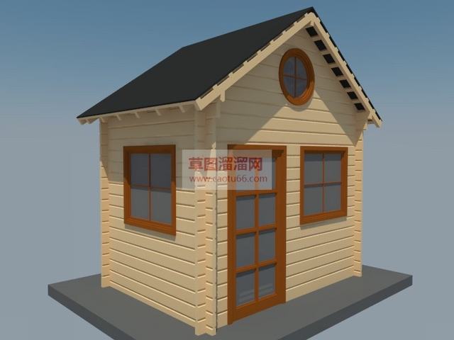 木屋SU模型