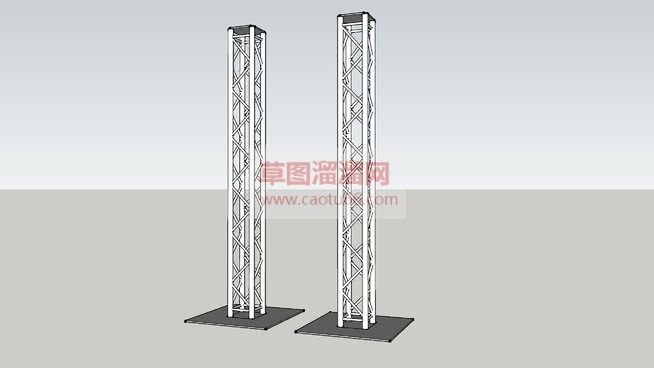 桁架图腾SU模型