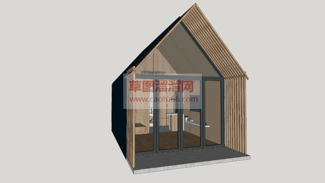 免费木屋小房SU模型