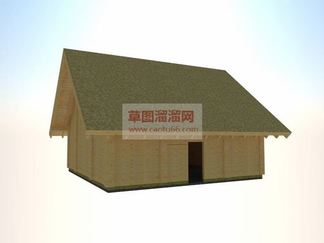 小木屋木房子SU模型