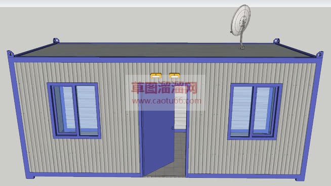 集装箱板房SU模型