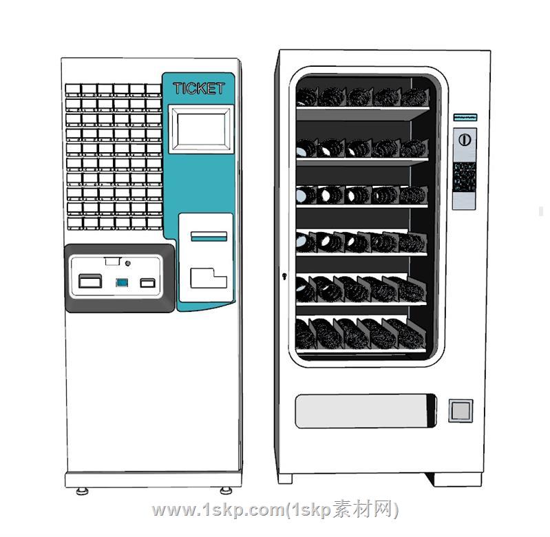 贩卖机SU模型