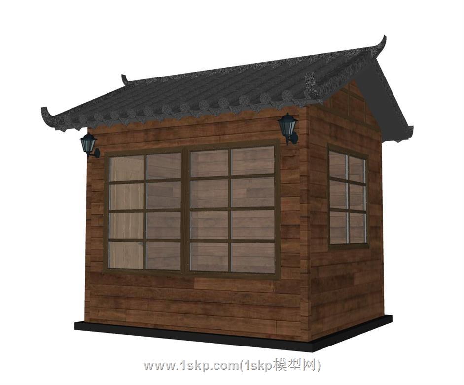 贩售亭SU模型
