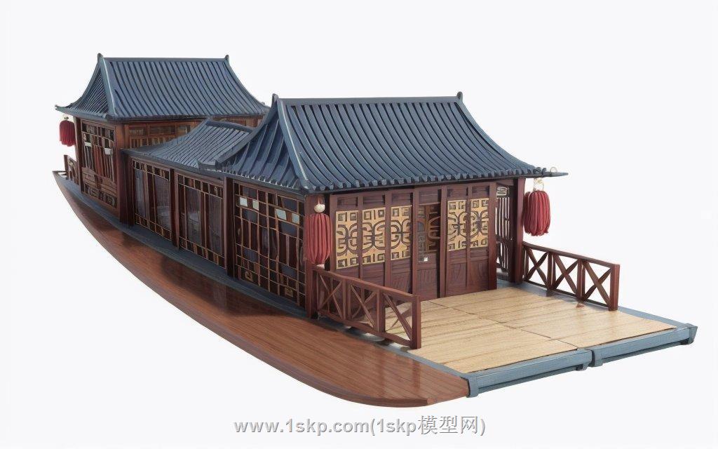 船坞船坊SU模型