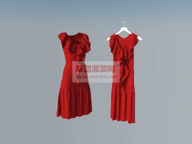 女装衣服服装SU模型