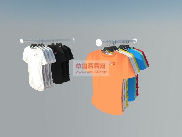 服装衣服男装SU模型
