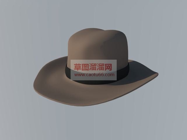 男士大毡帽免SU模型