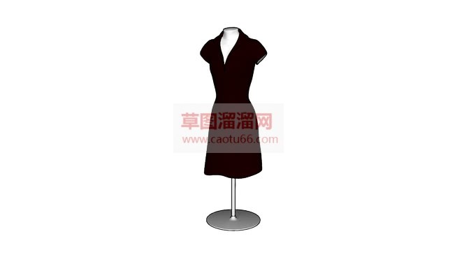女装衣服假人SU模型