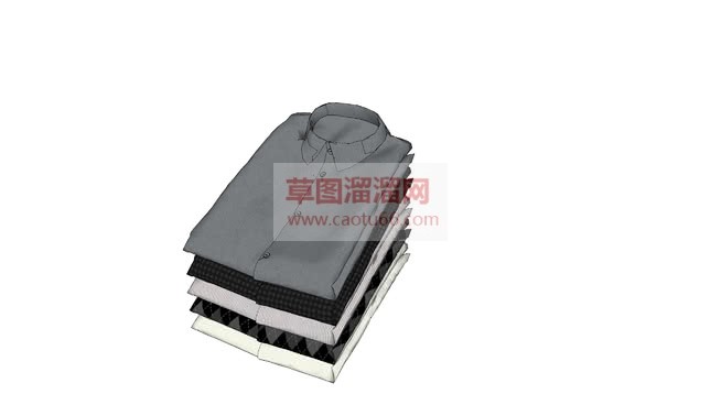 衬衫衣服SU模型