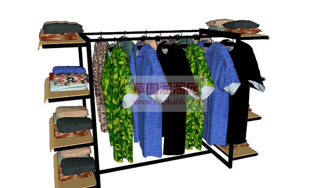 怎么画衣服衣SU模型