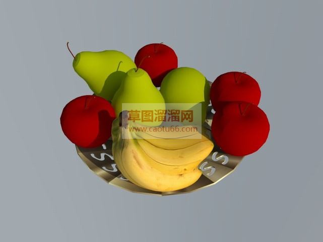 水果梨子苹果SU模型