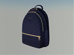 书包背包SU模型