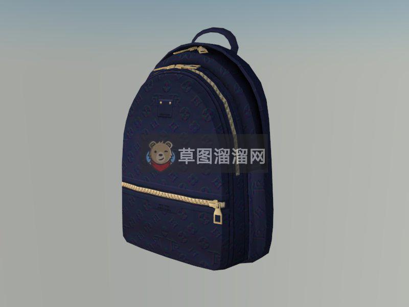 书包背包SU模型