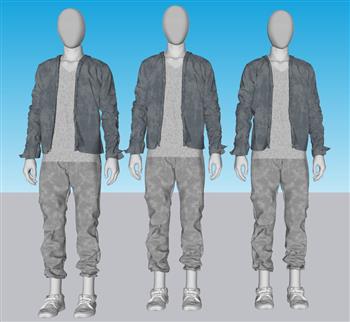 服装店假人模特SU模型