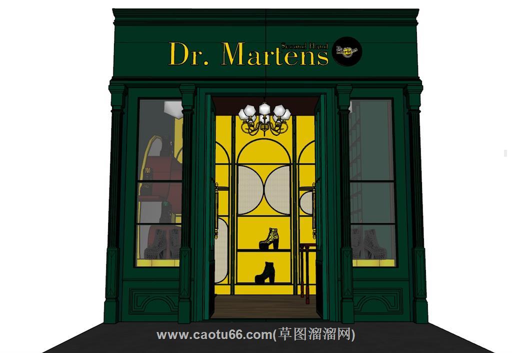 鞋店服装店SU模型