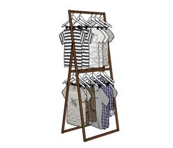 衣服衣架SU模型