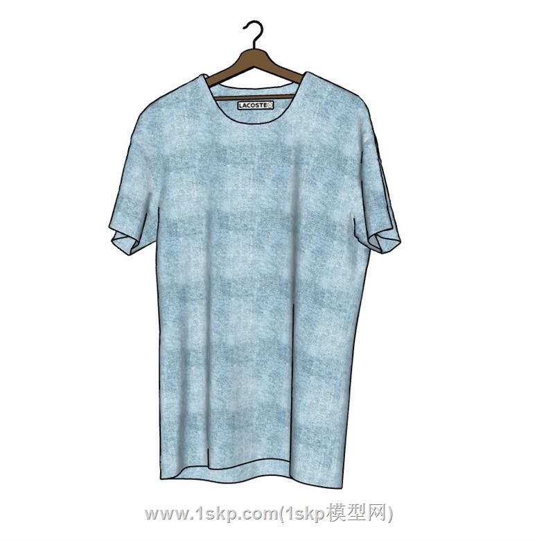 男装衬衫衣服SU模型
