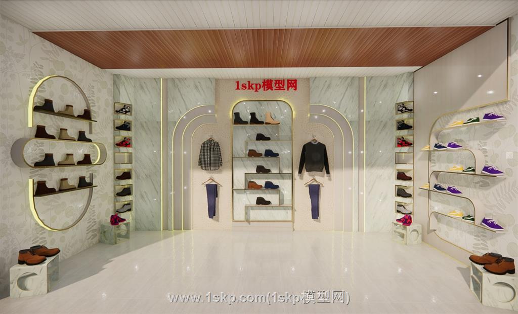 鞋店服装店SU模型