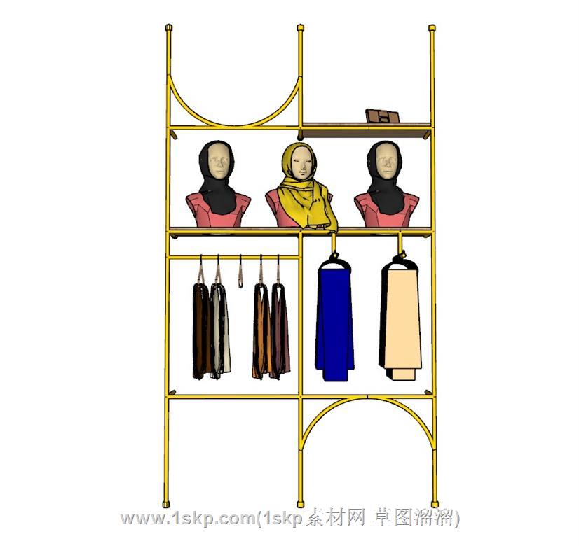 服装服饰围巾SU模型