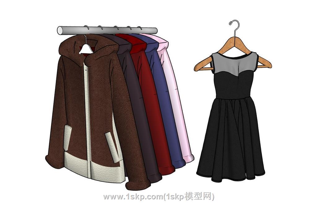衣服服饰SU模型