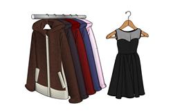 衣服服饰SU模型 免费sketchup模型下载