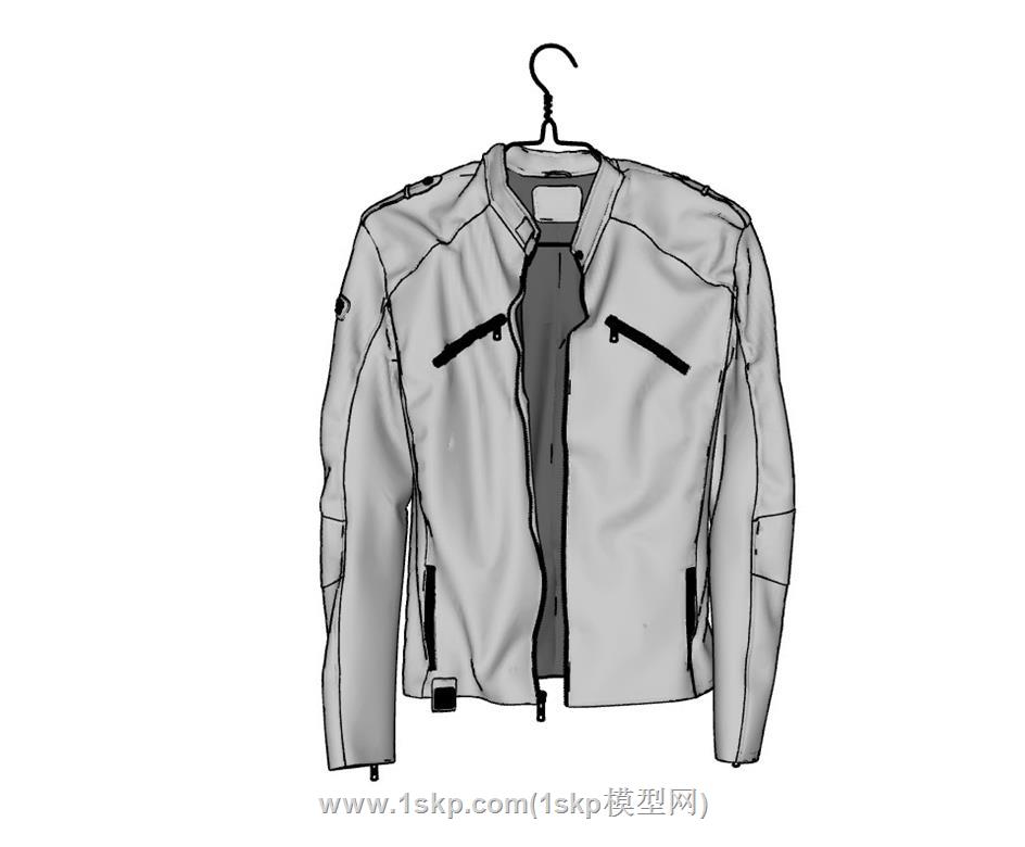 服饰衣服外套SU模型