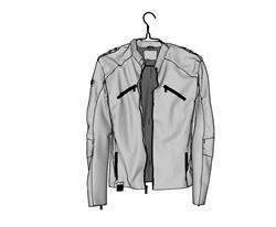 服饰衣服外套SU模型