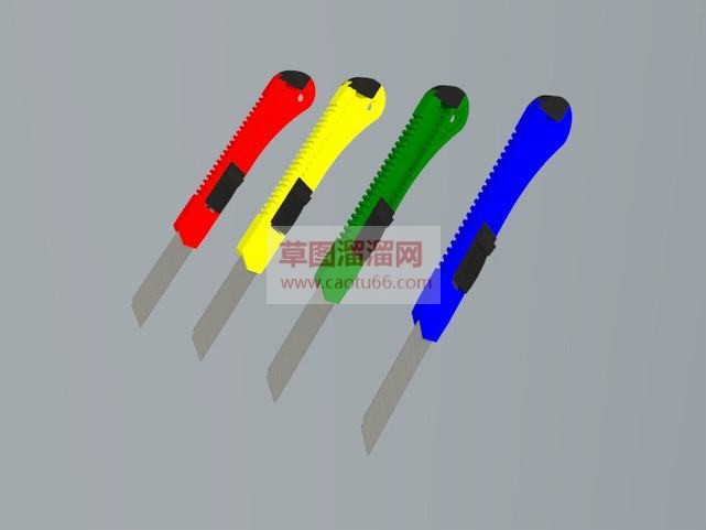 美工刀+刻刀SU模型