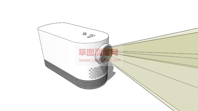 家用投影机草SU模型