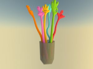 创意手掌儿童SU模型