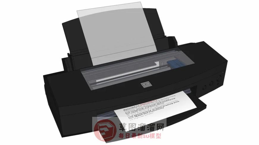办公打印机SU模型