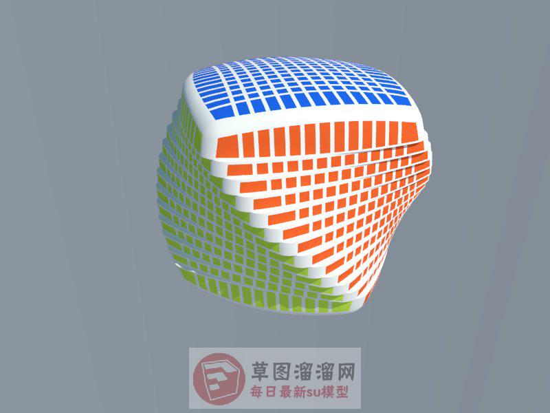 魔方SU模型