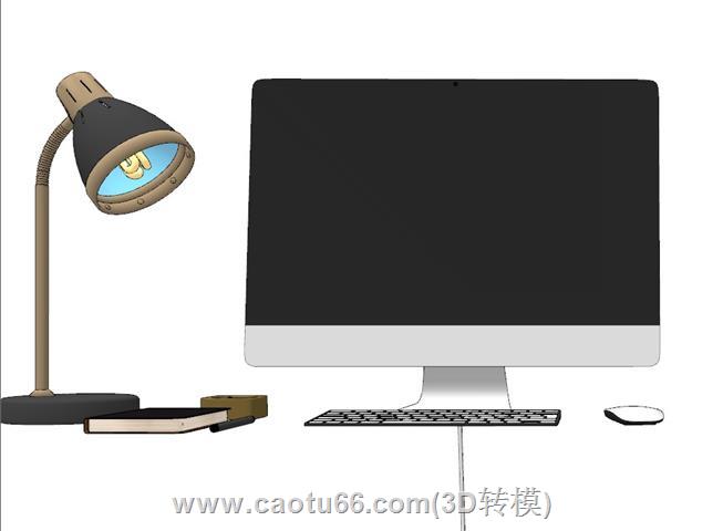电脑显示器台灯SU模型