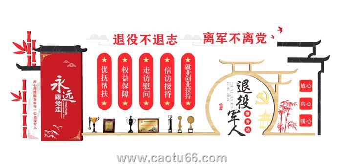 退役军人退伍SU模型