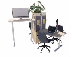 办公桌SU模型