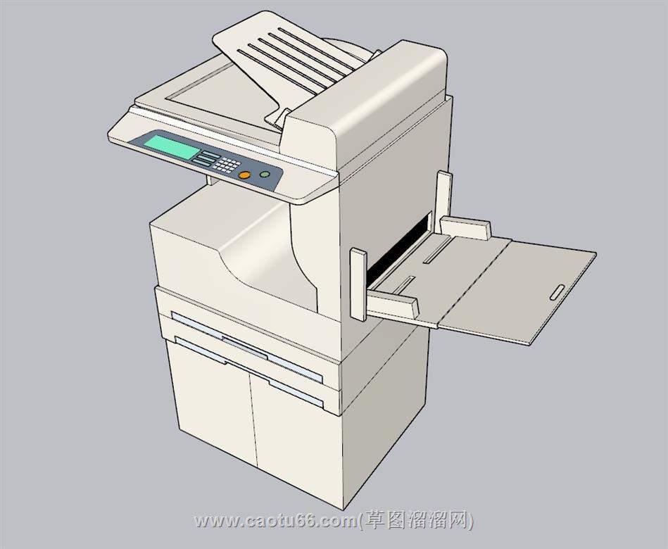 打印机SU模型