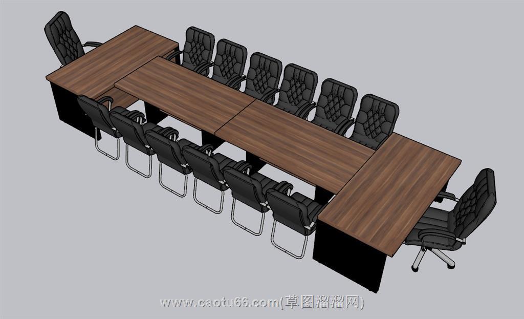 会议桌SU模型