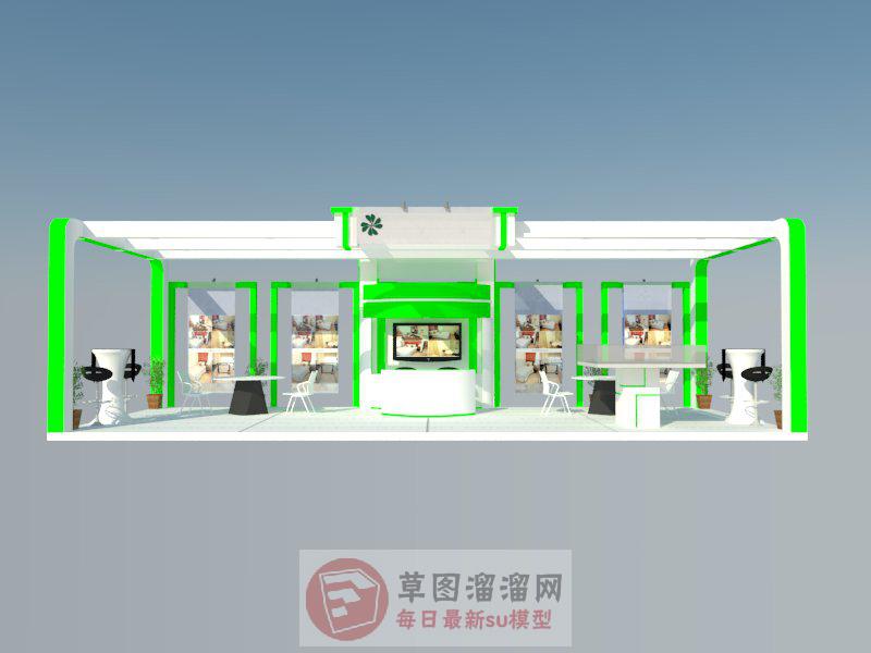 展厅展位SU模型