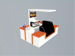 展厅蛋糕店SU模型