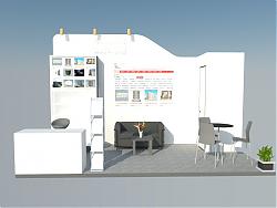 展厅展位SU模型
