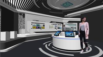 展厅科技展台SU模型