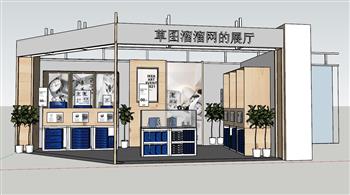展厅展位SU模型