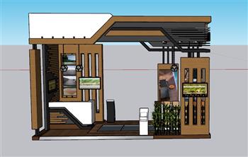 展厅展位SU模型