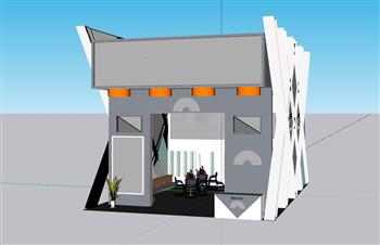 展厅展馆SU模型