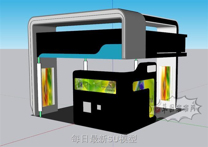展厅SU模型