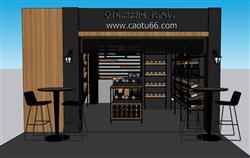 loft工业风名酒店SU模型