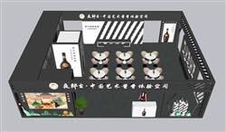 古酒白酒展厅SU模型