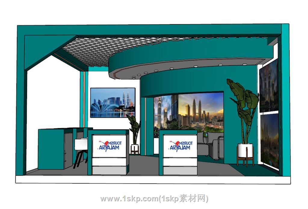 展厅SU模型