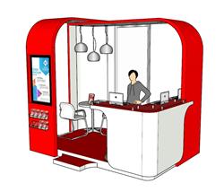 展厅展位SU模型