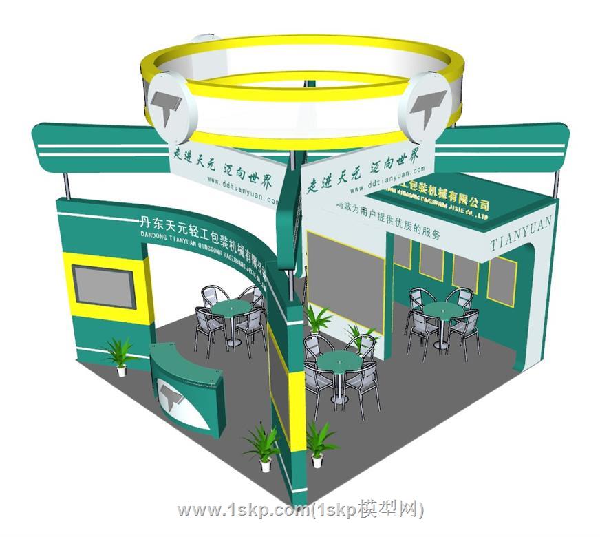 公司展厅SU模型